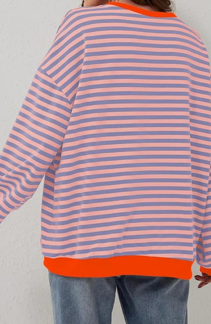 Amelia | Oversized Strickpullover mit Ringelstreifen 8