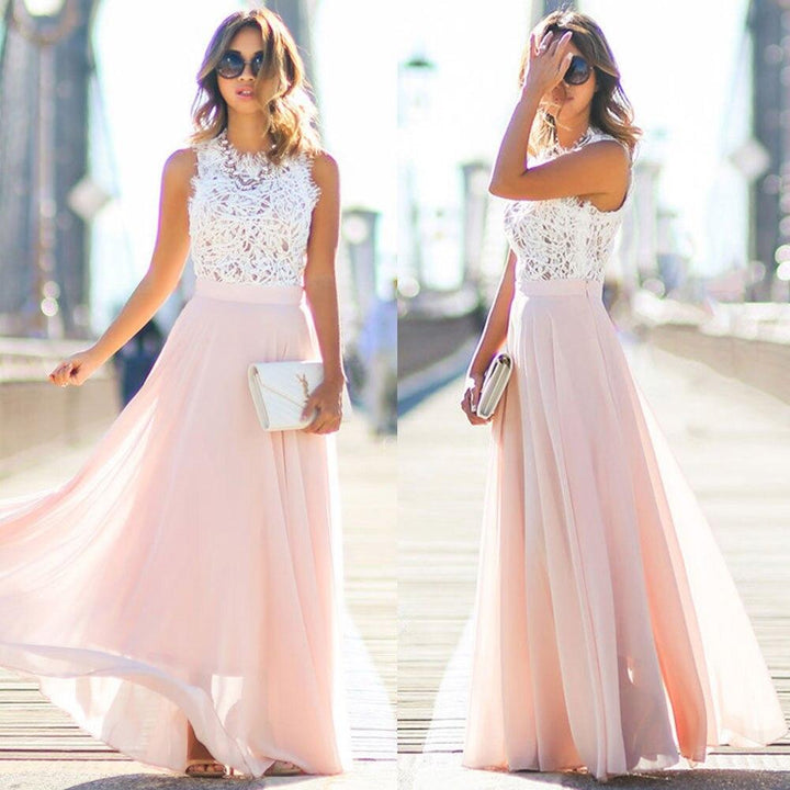 Ärmelloses Maxi-Sommerkleid für Damen – Elegantes Design für warme Tage 0