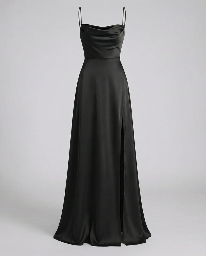 Ärmelloses Sommer-Maxikleid mit Schlitz für elegante Anlässe und Partys 10