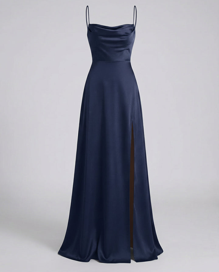 Ärmelloses Sommer-Maxikleid mit Schlitz für elegante Anlässe und Partys 5