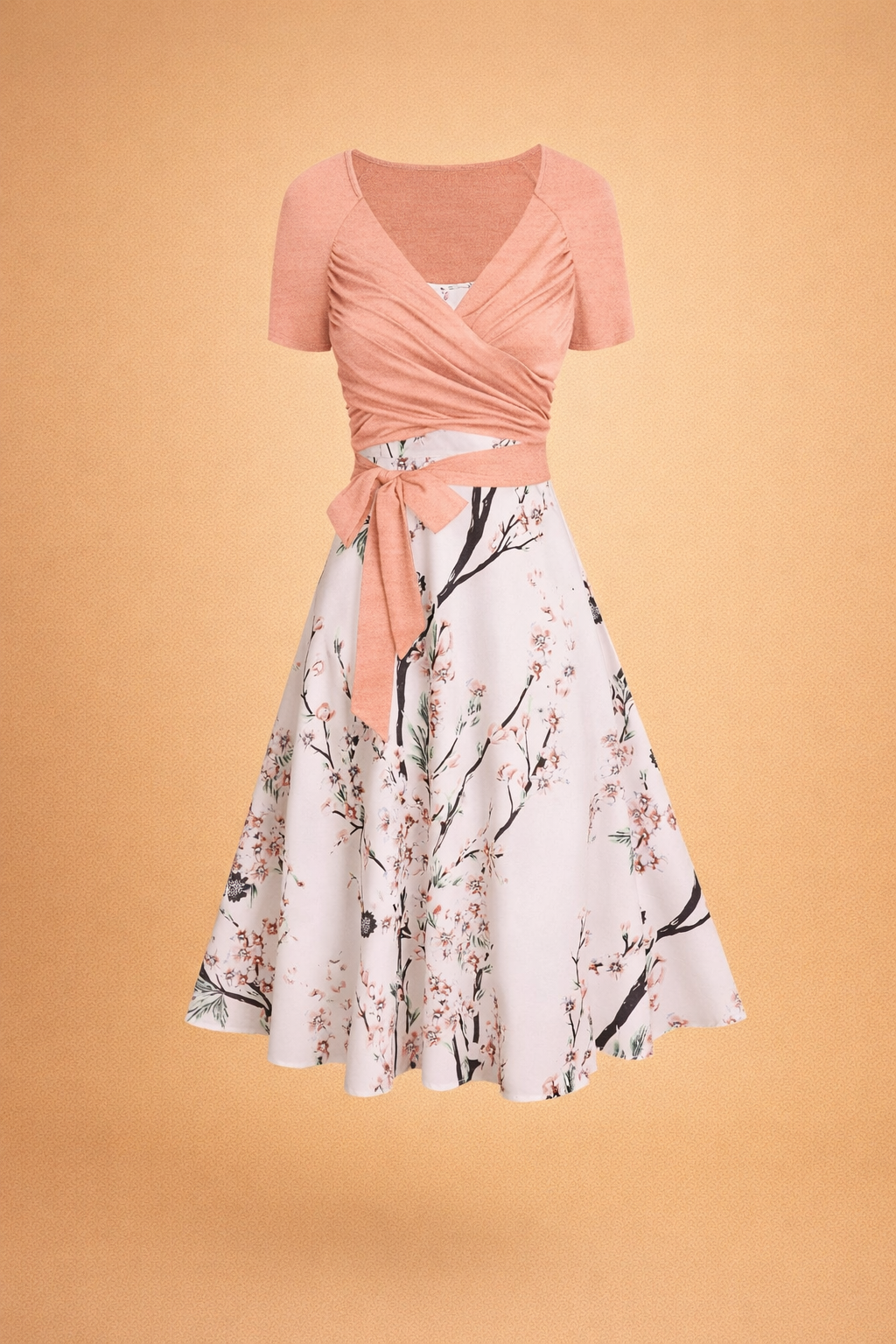 Auffälliges Damenkleid Mit Elegantem Blumendesign – Perfekt Für Sommerliche Anlässe, Stylische Kleider Damen 2