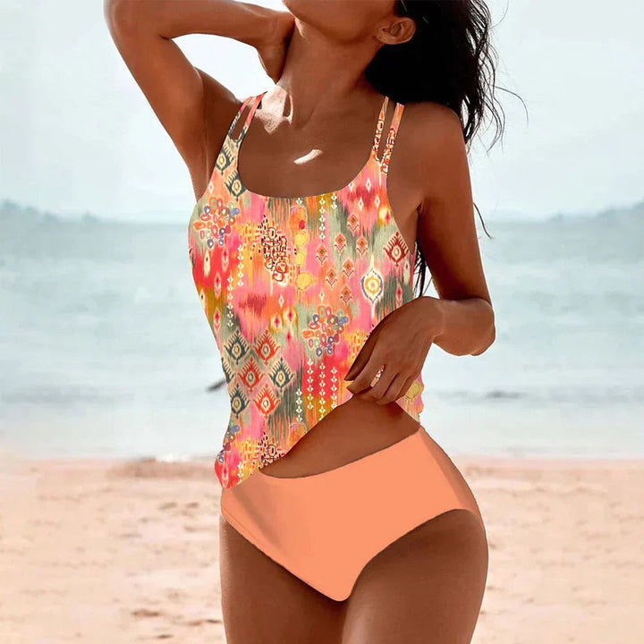 Badeanzug Damen Boho-Stil – Farbenfroher Einteiler für Sommer & Bademode Damen 2