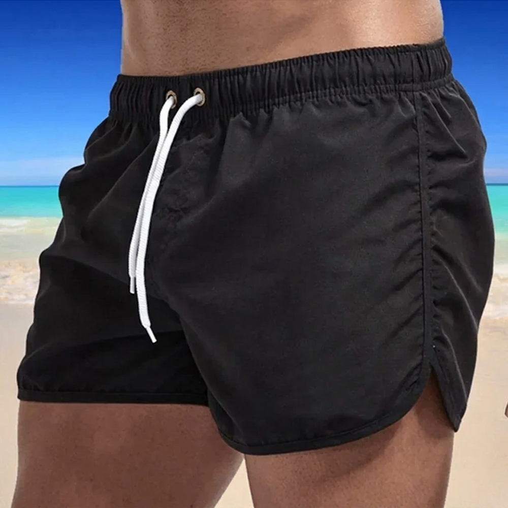 Badeshorts Herren mit Kordelzug – Stylische Badehosen Männer für Sommer und Strand, Bequeme Passform und Elastischer Bund 1