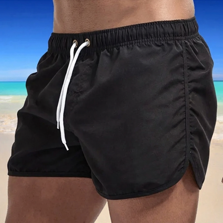 Badeshorts Herren mit Kordelzug – Stylische Badehosen Männer für Sommer und Strand, Bequeme Passform und Elastischer Bund 1