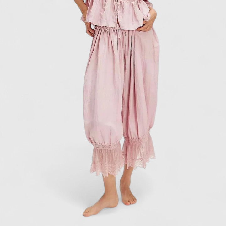 Bequeme Damenhose mit Trendigem Patchwork-Design für Alltag und Freizeit 1