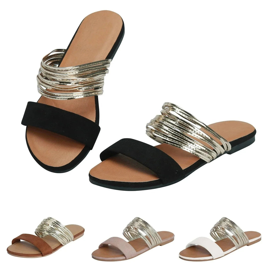Bequeme Damensandalen – Stilvolle Sandalen Damen für Warme Tage, Orthopädische Polsterung, Slip-On Design 6