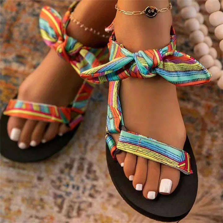 Bequeme Damensandalen mit Leopardenmuster für den Sommer – Orthopädische Sandalen DELIA 3