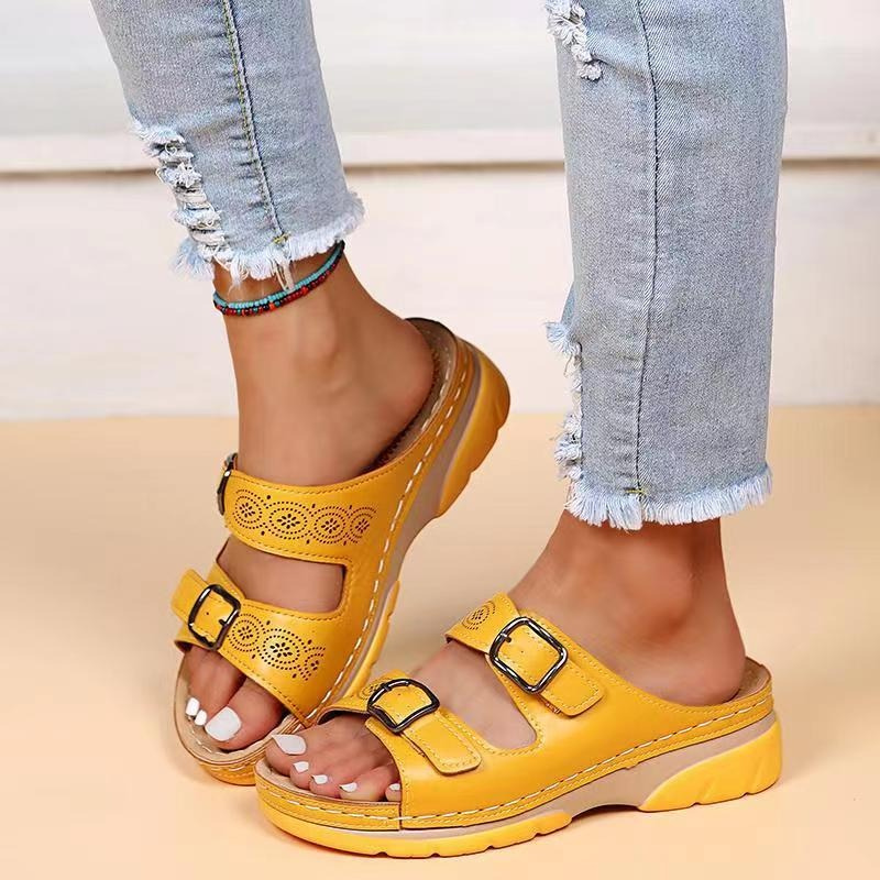 Bequeme Damensandalen mit ergonomischem Design und stoßdämpfender Sohle für den Sommer 1