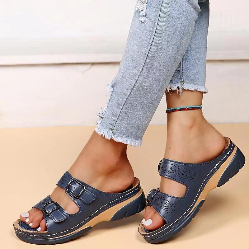 Bequeme Damensandalen mit ergonomischem Design und stoßdämpfender Sohle für den Sommer 2