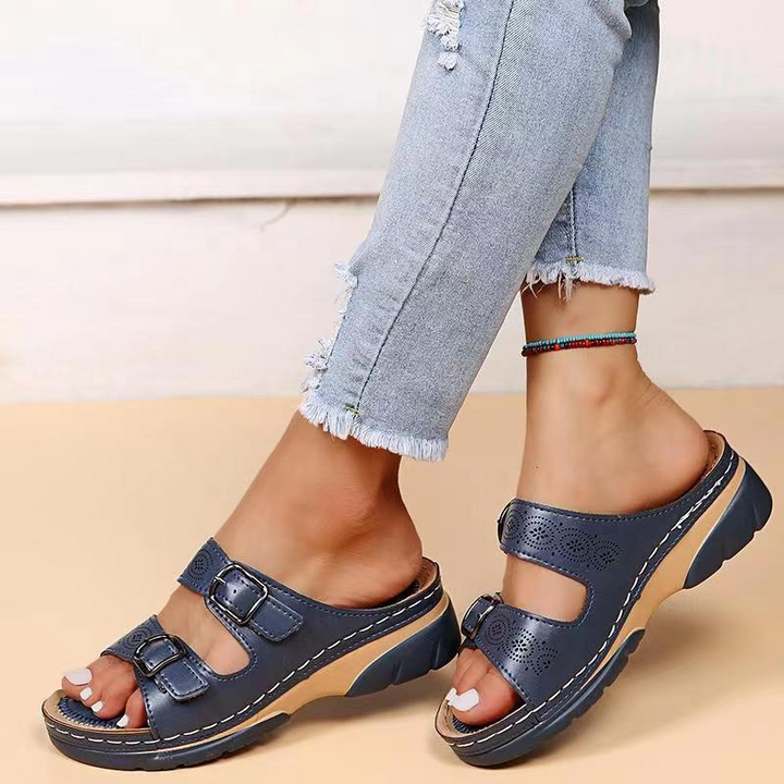 Bequeme Damensandalen mit ergonomischem Design und stoßdämpfender Sohle für den Sommer 2
