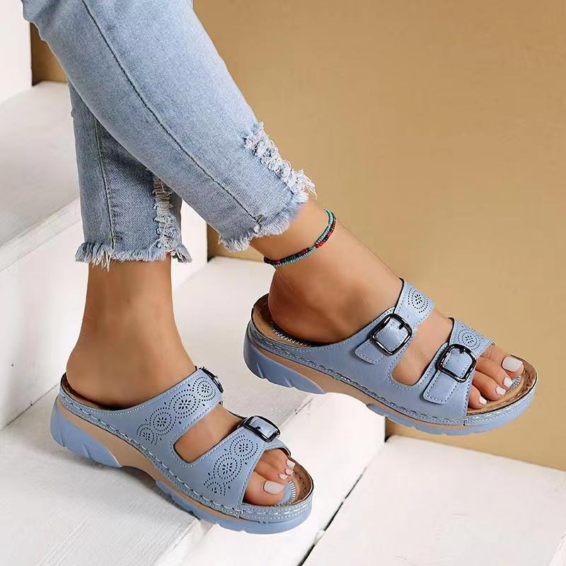 Bequeme Damensandalen mit ergonomischem Design und stoßdämpfender Sohle für den Sommer 3