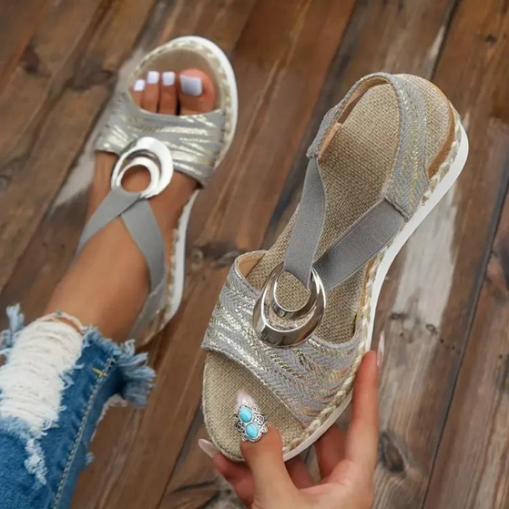 Bequeme Damensandalen mit orthopädischer Unterstützung für den Sommer 4