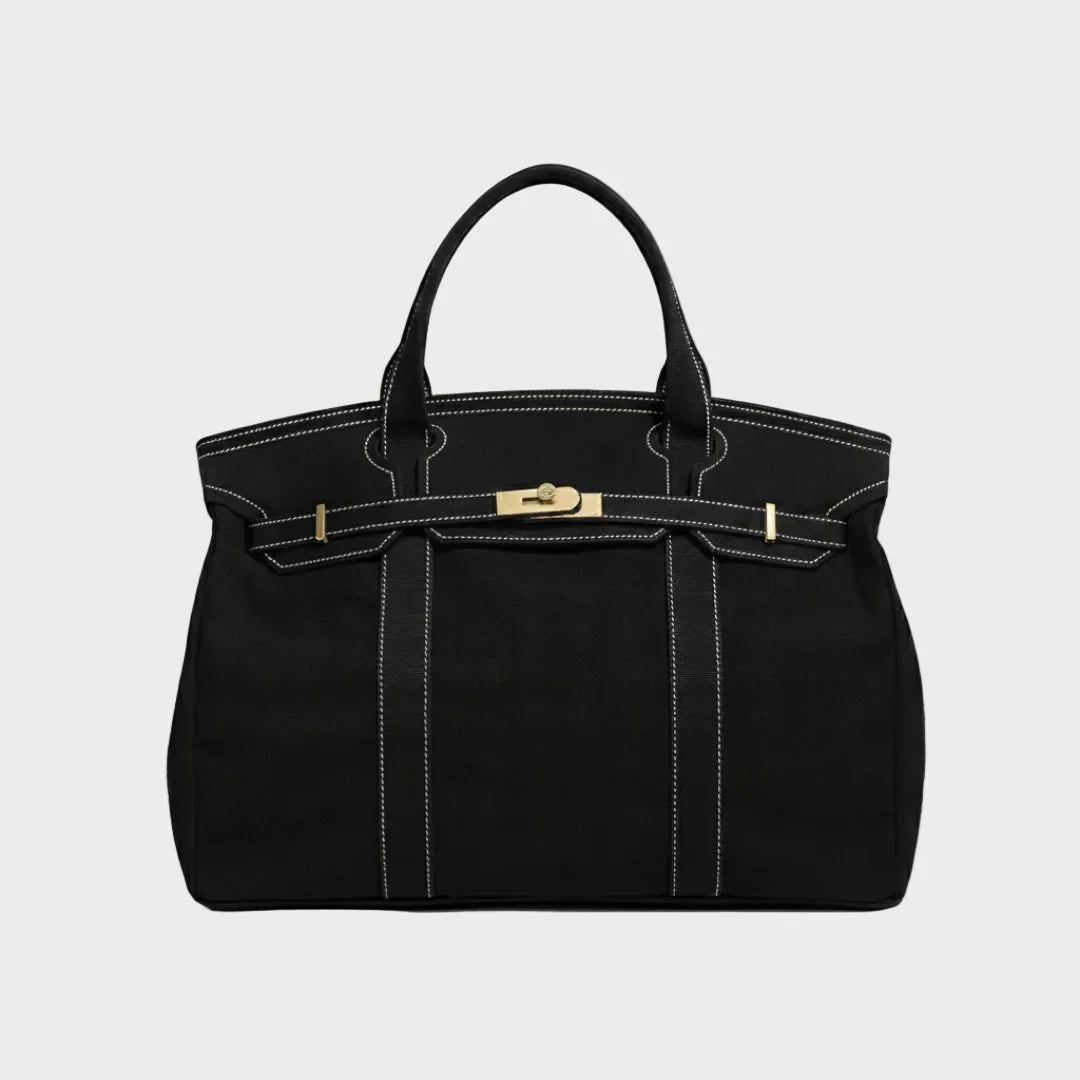 Boatkin Damen Tote Bag aus Canvas mit strukturierter Optik 6