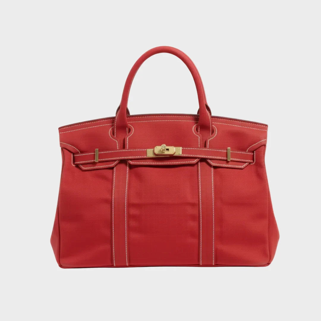 Boatkin Damen Tote Bag aus Canvas mit strukturierter Optik 9
