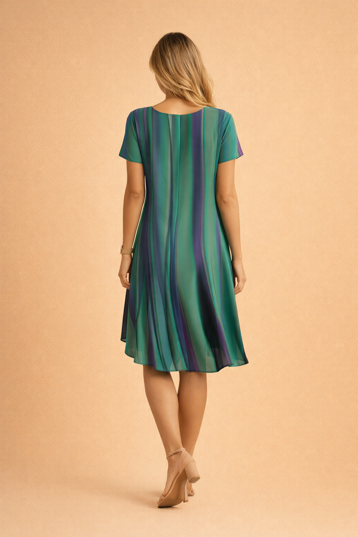 Boho-Kleid mit Farbverlauf für Damen – Lässiger Sommerlook 2