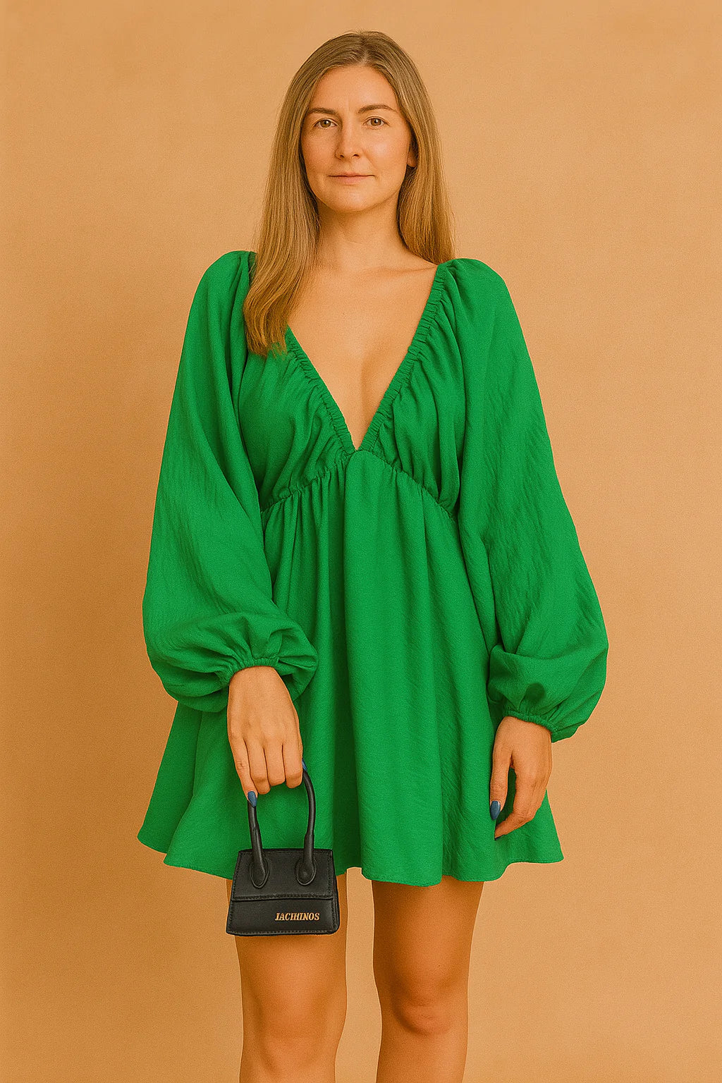 Boho-inspiriertes langärmliges Sommerkleid für Damen - Elegantes Freizeitkleid 10