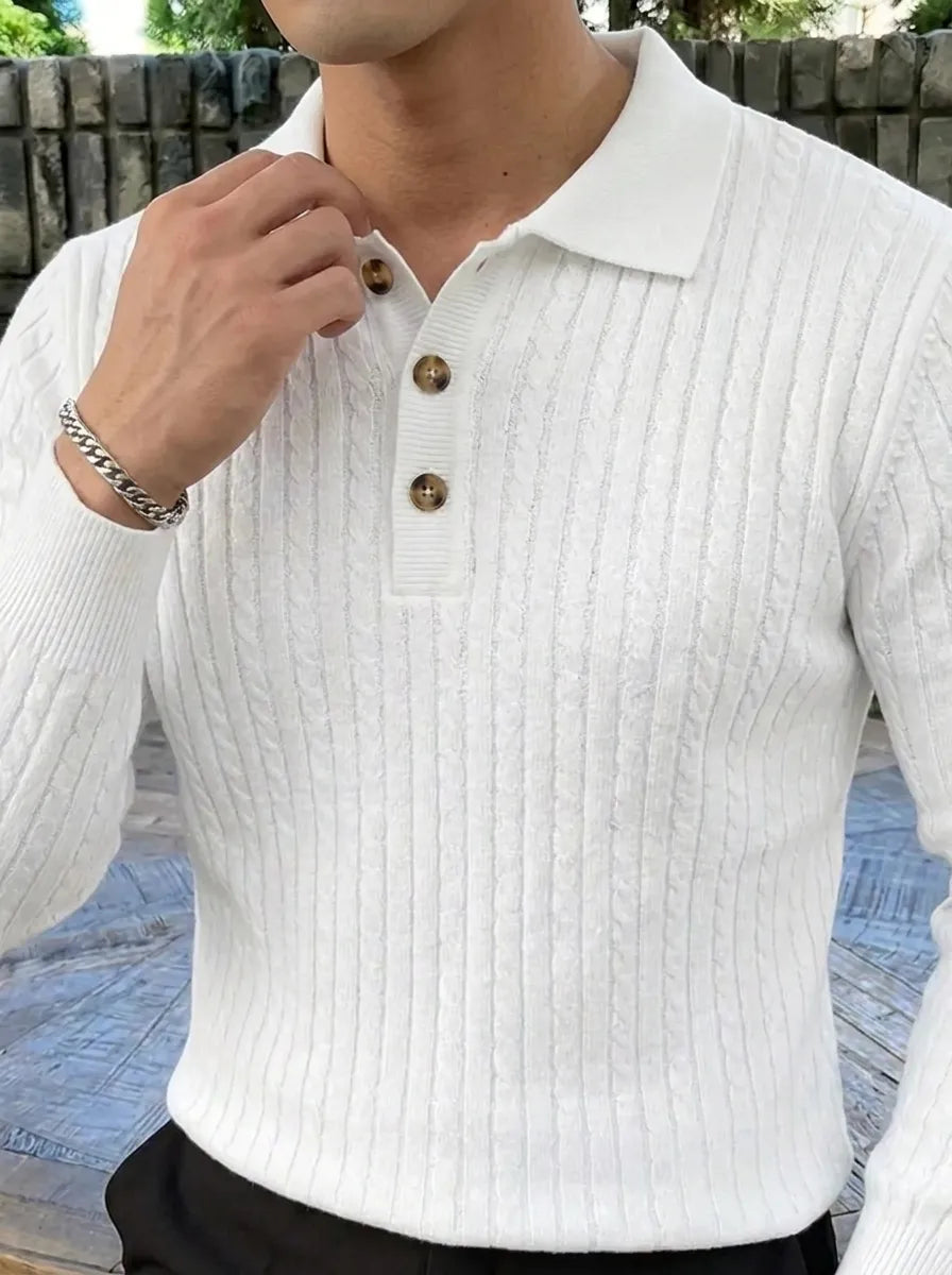 Brit & Boho™️ | Geripptes Strickpullover-Shirt 2