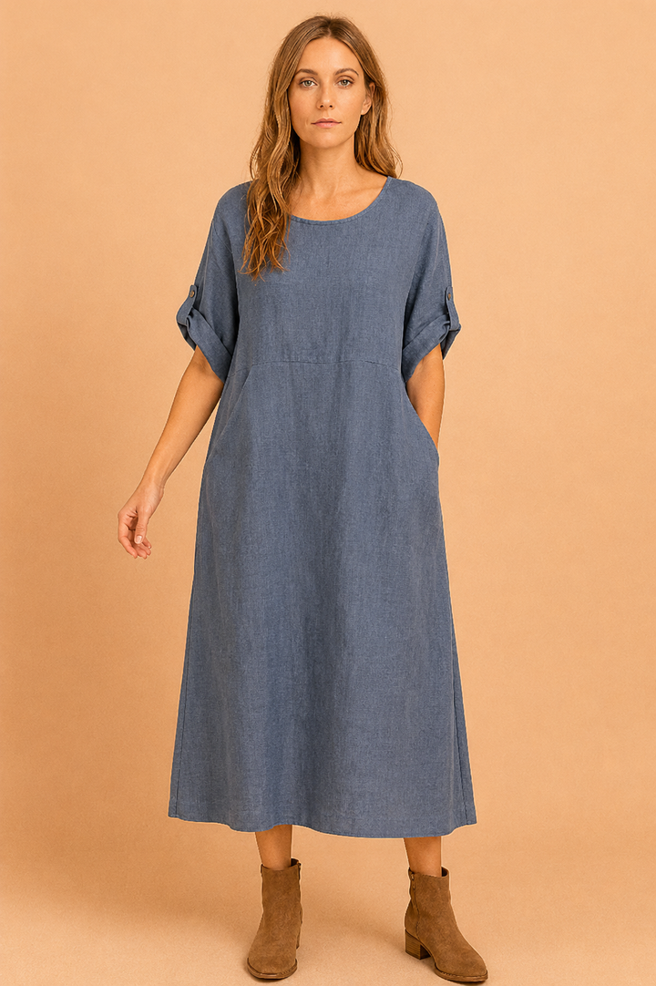 Elegantes Damenkleid Lang – Vielseitig & Bequem für Sommer – Stilvolle Kleider für Damen
