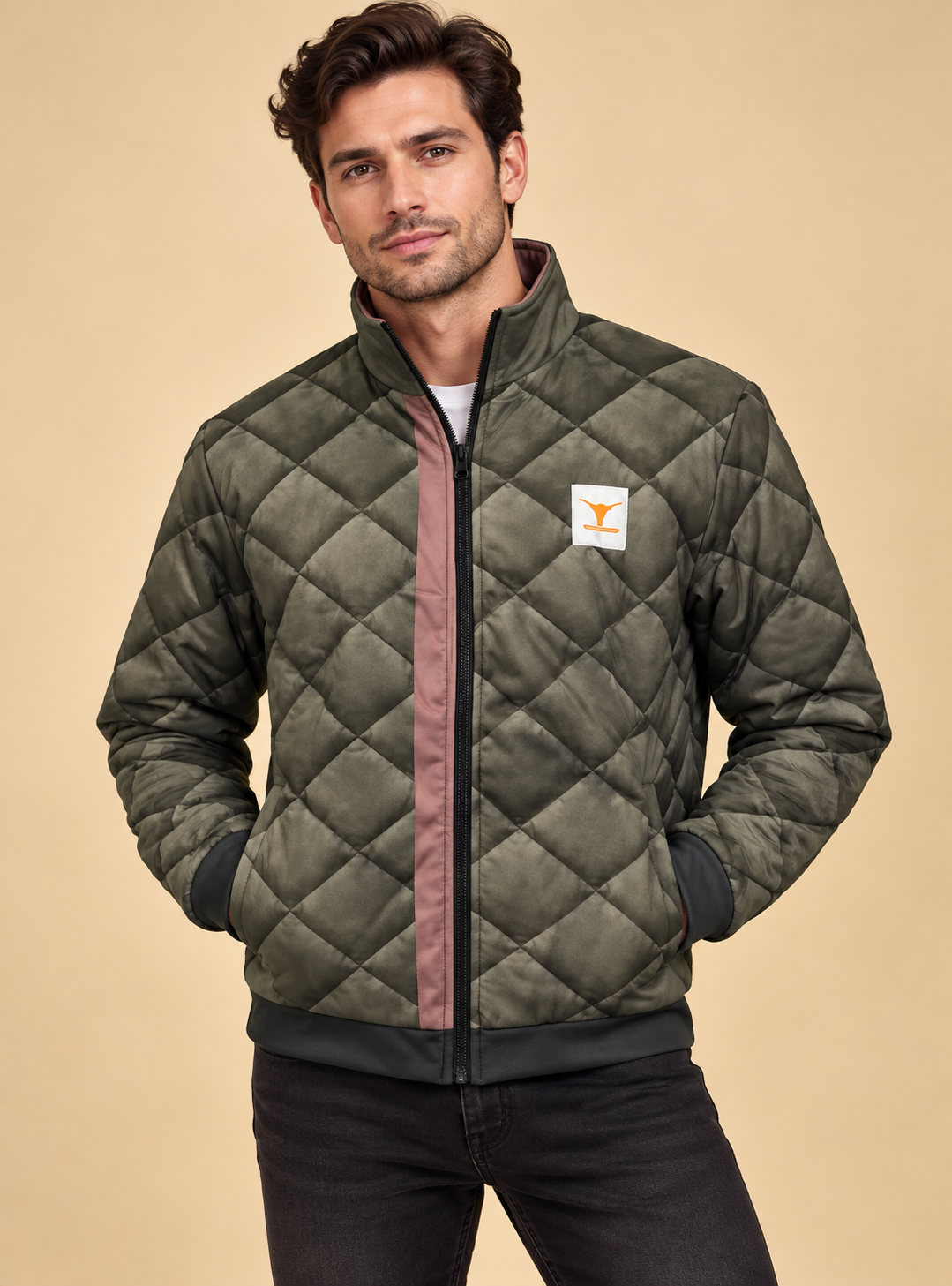 Sebastian Herren Steppjacke | wattierte Bomberjacke für den Winter