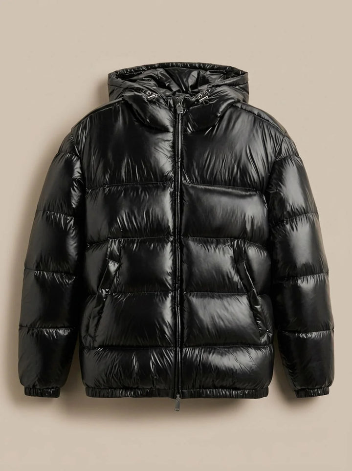 Christian | Herren Steppjacke mit Kapuze Wasserabweisende Daunenjacke 0