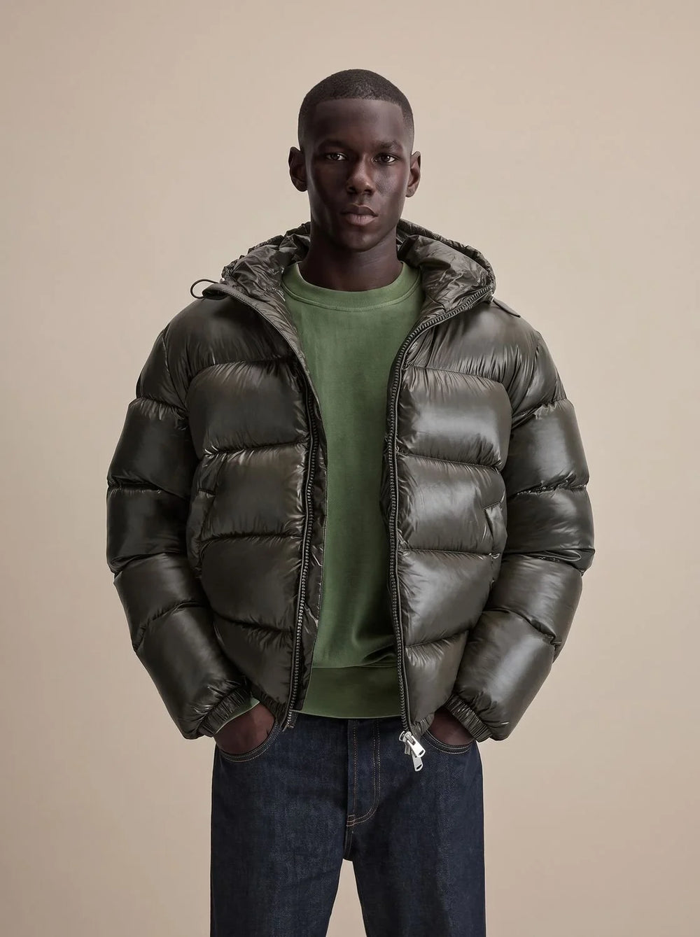 Christian | Herren Steppjacke mit Kapuze Wasserabweisende Daunenjacke 1
