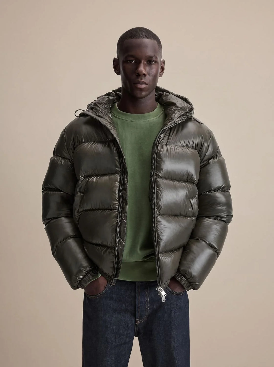 Christian | Herren Steppjacke mit Kapuze Wasserabweisende Daunenjacke 1