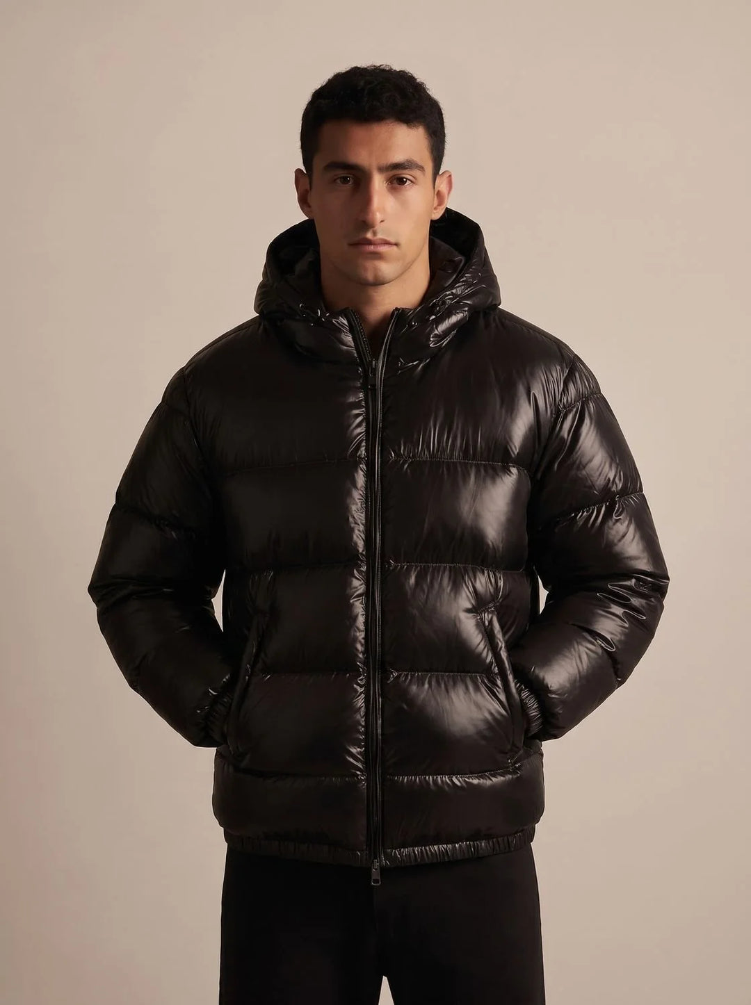 Christian | Herren Steppjacke mit Kapuze Wasserabweisende Daunenjacke 4