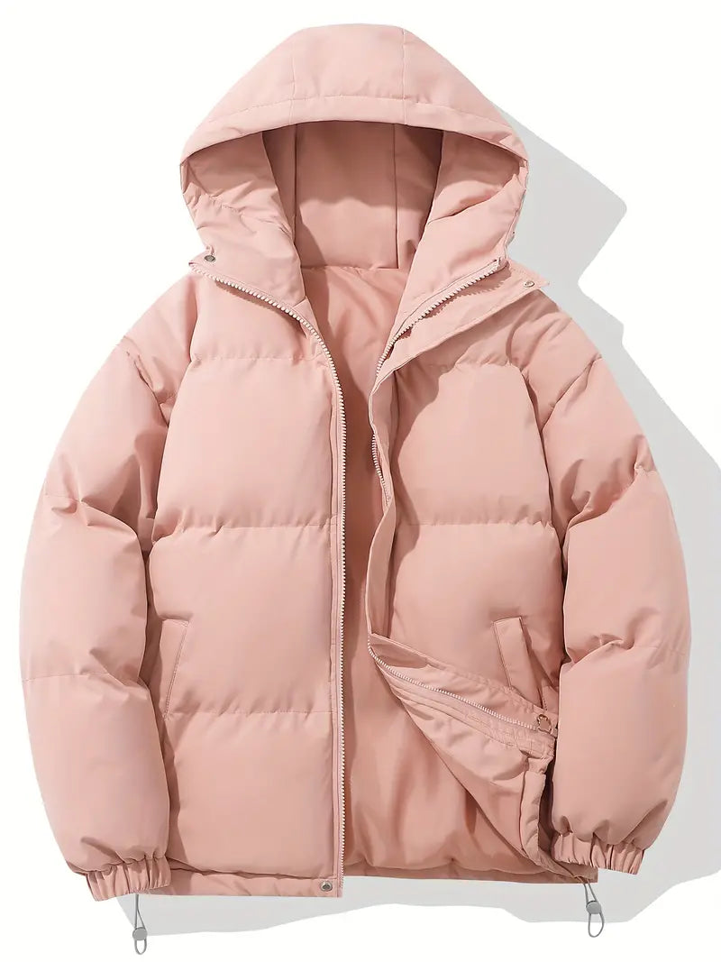 Damen-Pufferjacke aus 100 % Polyester für den Winter 0