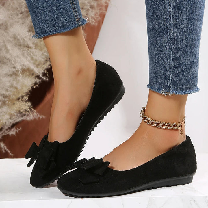 Damen Ballerinas mit Schleifen-Detail – Komfortable Frühlingsschuhe für Alltag und Büro 3