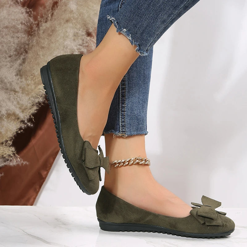 Damen Ballerinas mit Schleifen-Detail – Komfortable Frühlingsschuhe für Alltag und Büro 8