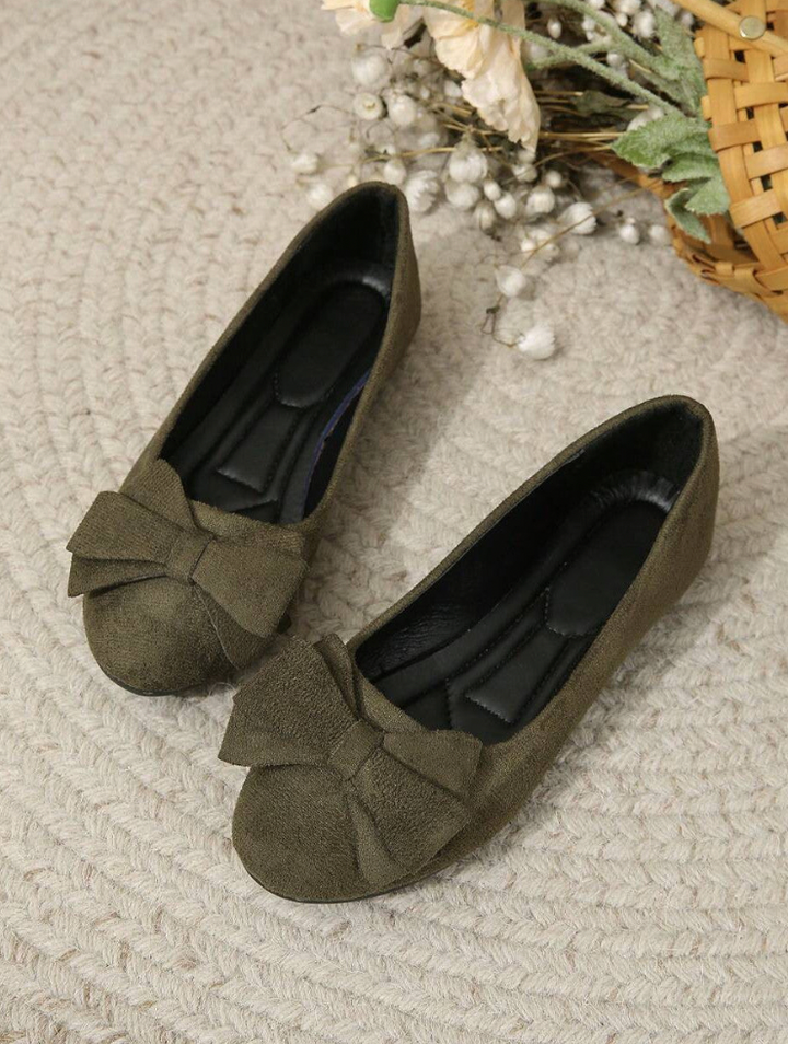 Damen Ballerinas mit Schleifendetail – Stilvolle Flats für Alltag und Büro 2