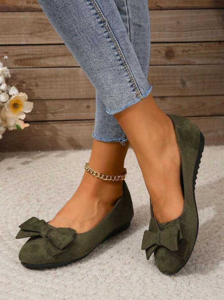 Damen Ballerinas mit Schleifendetail – Stilvolle Flats für Alltag und Büro 3
