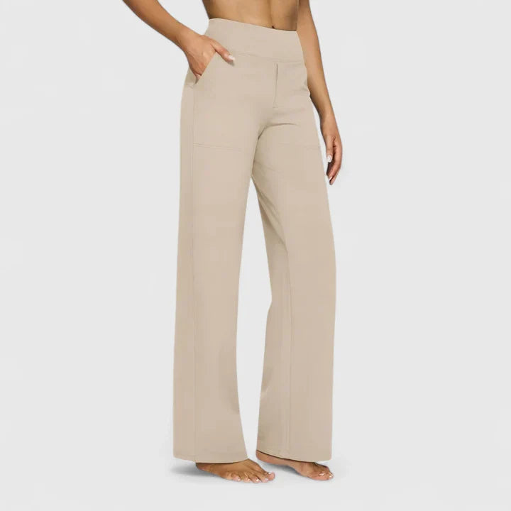 Damen Bequeme Hose Elegante Schlanke Passform Vielseitig für Alltag und Büro 1