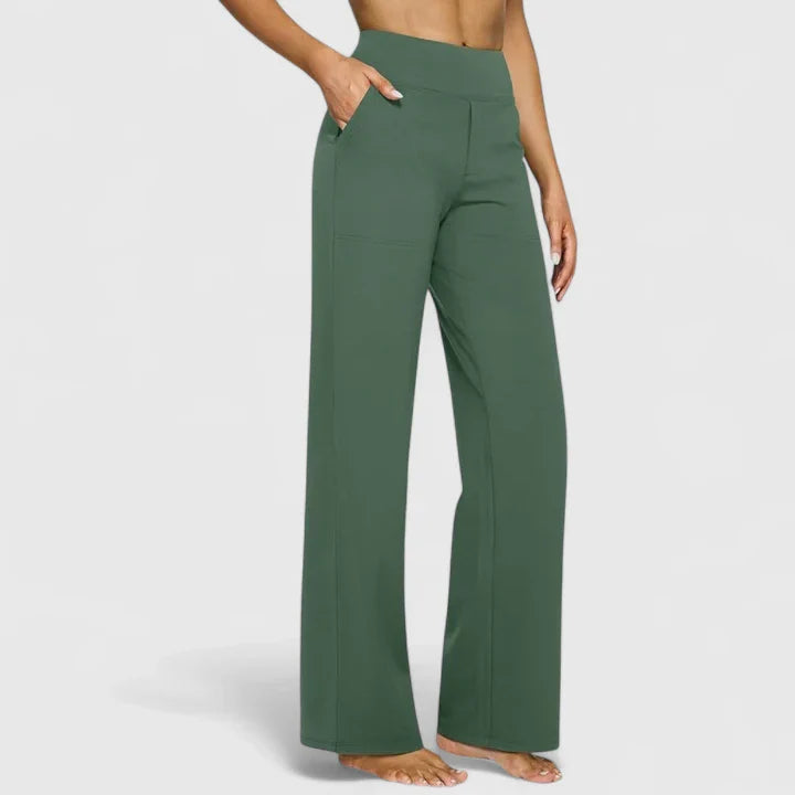 Damen Bequeme Hose Elegante Schlanke Passform Vielseitig für Alltag und Büro 10