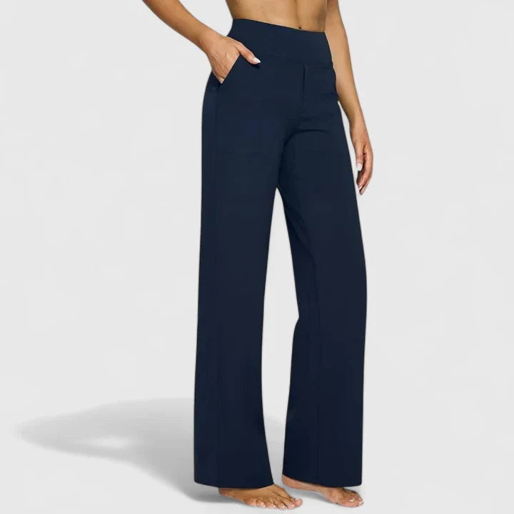 Damen Bequeme Hose Elegante Schlanke Passform Vielseitig für Alltag und Büro 11