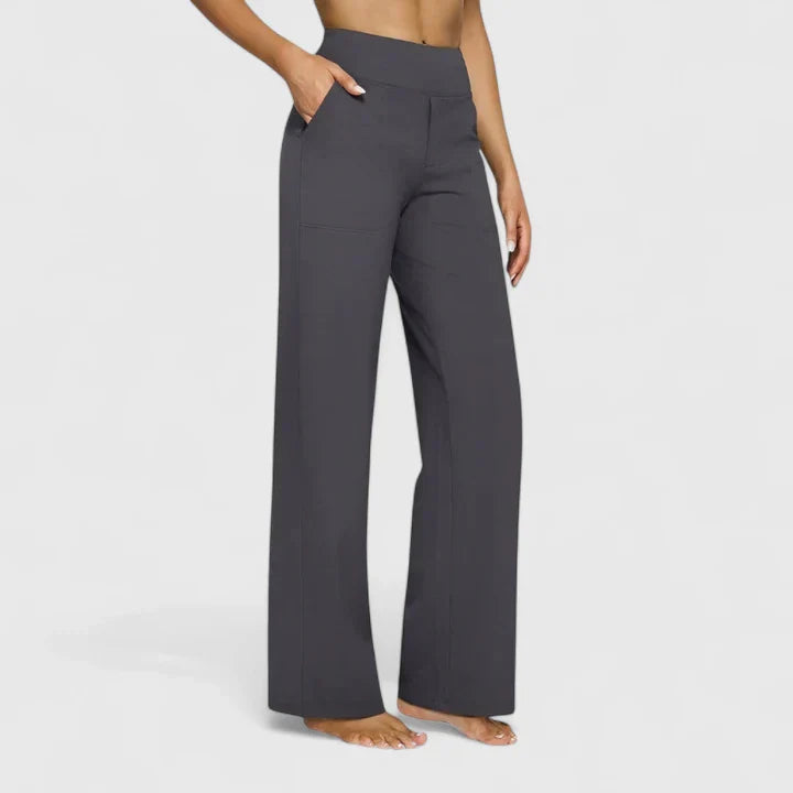 Damen Bequeme Hose Elegante Schlanke Passform Vielseitig für Alltag und Büro 12
