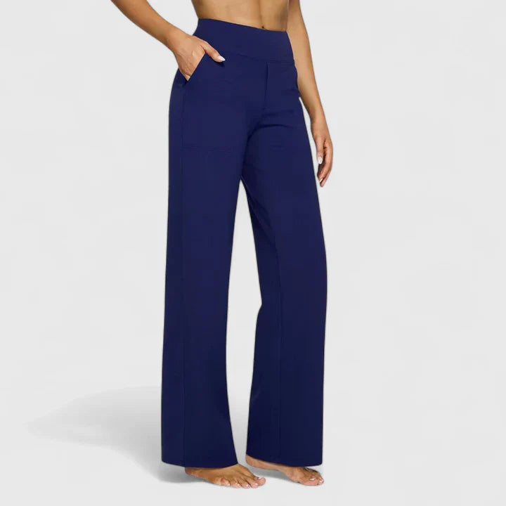 Damen Bequeme Hose Elegante Schlanke Passform Vielseitig für Alltag und Büro 3