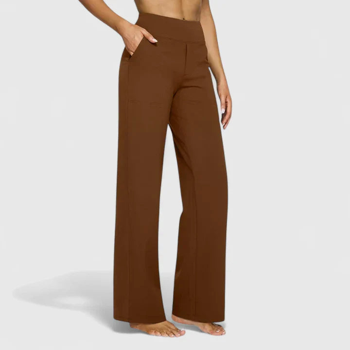 Damen Bequeme Hose Elegante Schlanke Passform Vielseitig für Alltag und Büro 4