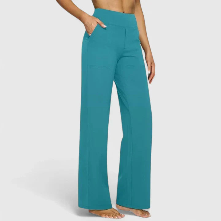 Damen Bequeme Hose Elegante Schlanke Passform Vielseitig für Alltag und Büro 9