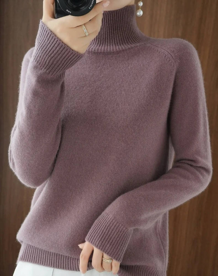 Damen Kaschmir Rollkragenpullover 0