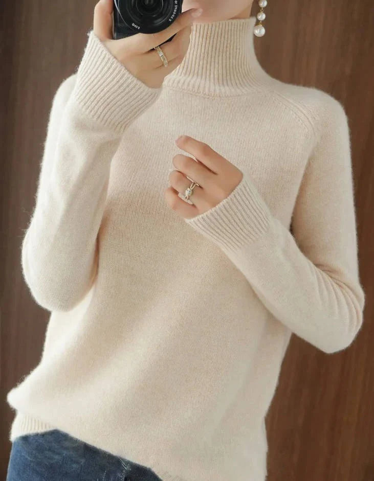 Damen Kaschmir Rollkragenpullover 4