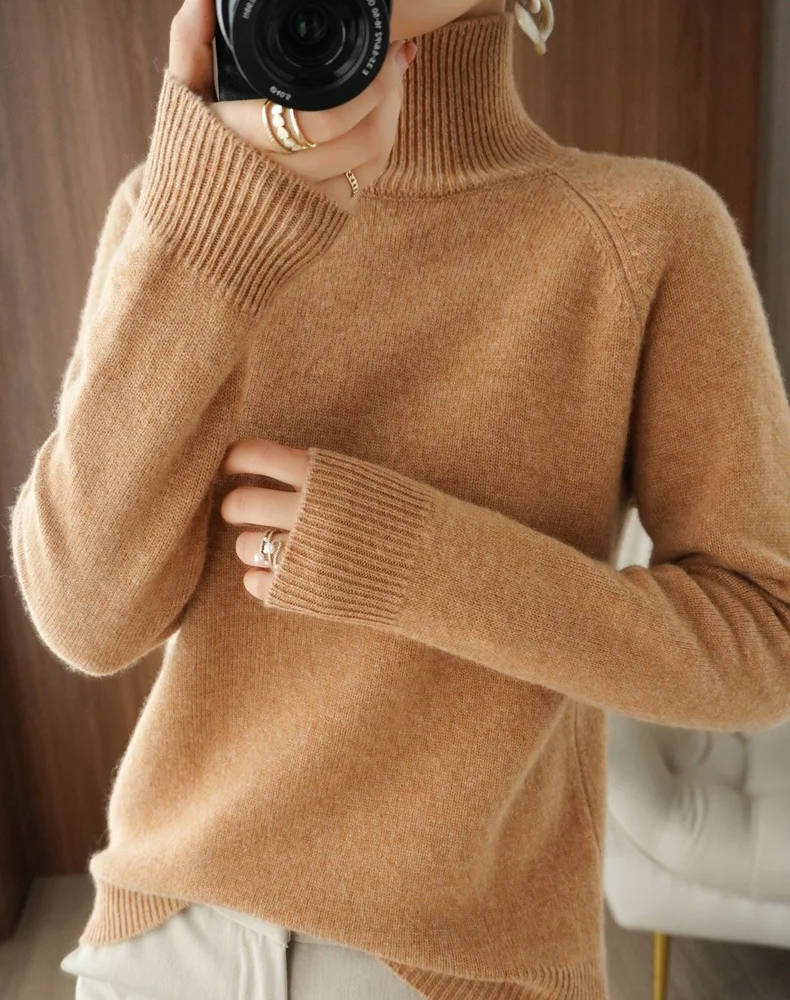 Damen Kaschmir Rollkragenpullover 6