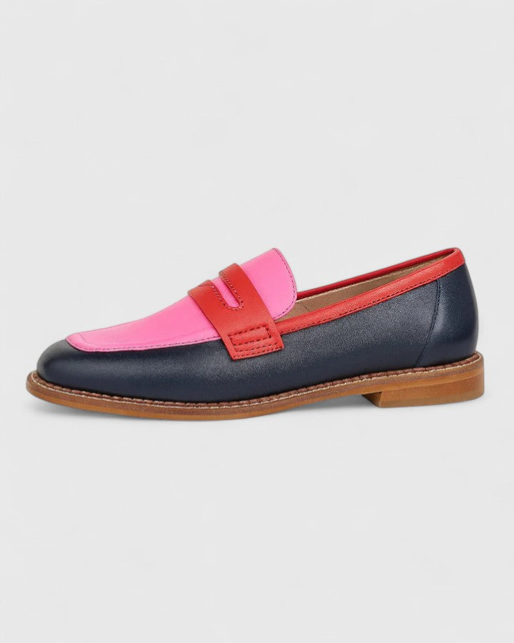 Damen Klassische Loafers mit Rundkappe Orthopedic Arch Support Komfort 1
