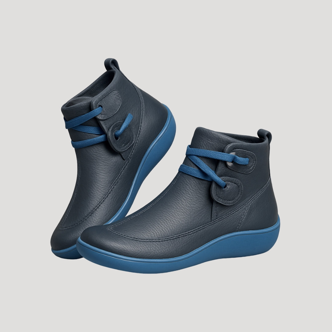 Damen Knöchelriemen Stiefel mit Orthopädischer Arch Support für Frühling und Alltag 5