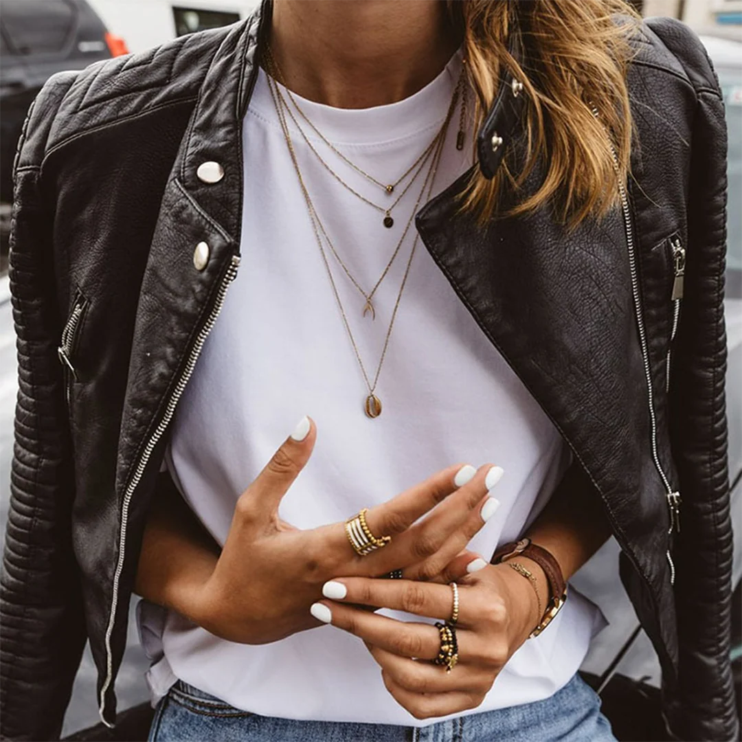 Damen Lederjacke klassisch und vielseitig 4
