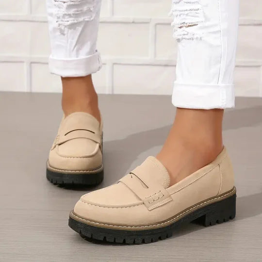 Damen Loafer mit Orthopädischer Arch Support und Dicker Sohle Komfortabler Casual Schuh 1