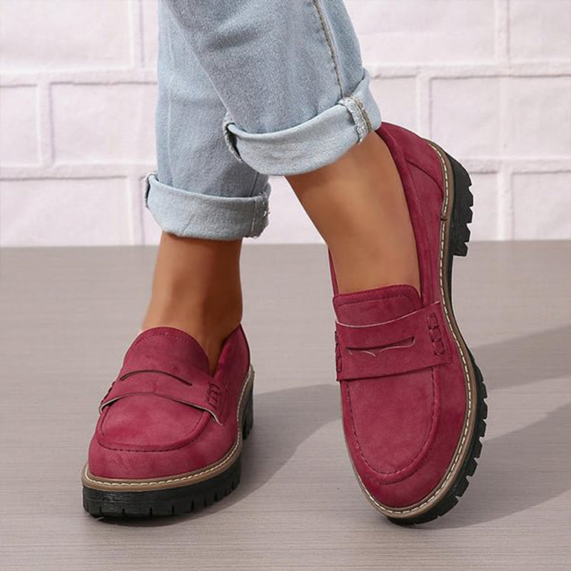 Damen Loafer mit Orthopädischer Arch Support und Dicker Sohle Komfortabler Casual Schuh 2