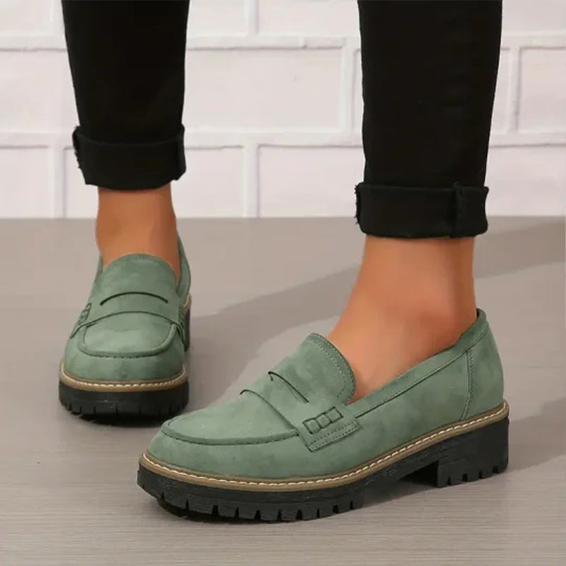 Damen Loafer mit Orthopädischer Arch Support und Dicker Sohle Komfortabler Casual Schuh 3