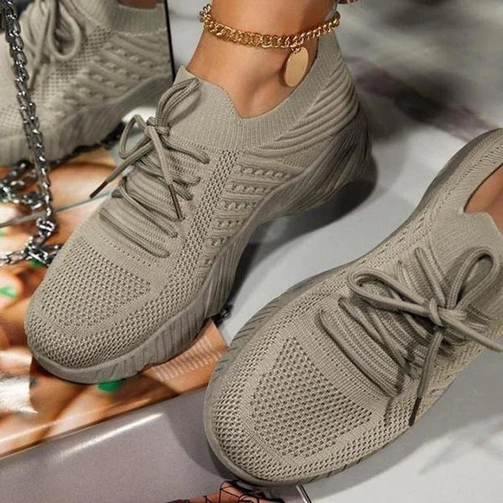 Damen Orthopedic Sneaker mit Schnürung und Arch Support für Streetstyle Komfort 7