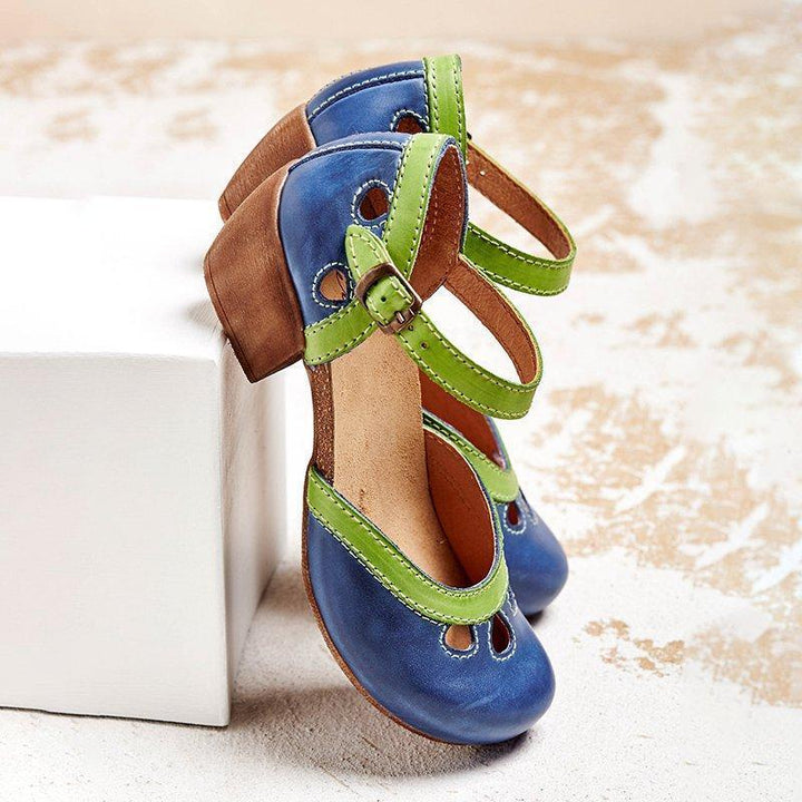 Damen Sandalen Mit Niedrigem Absatz – Bequeme Sommerschuhe Damen Für Warmes Wetter, Elegante Orthopädische Sandalen 0